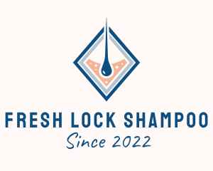 Hair Dermatology Shampoo logo design