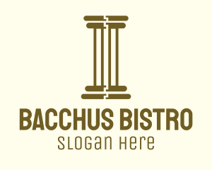 Ancient Greek Pillar logo