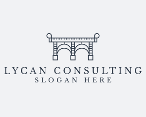 Ruler Bridge Construction Logo