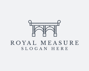 Ruler Bridge Construction logo design