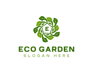 Organic Eco Garden logo design