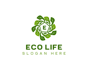 Organic Eco Garden logo design