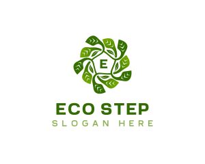 Organic Eco Garden logo design