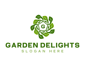 Organic Eco Garden logo design