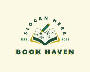 Writing Book Education logo design