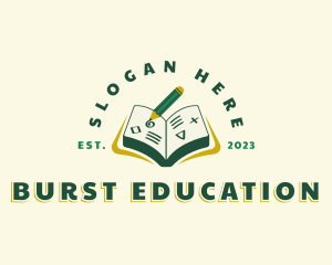 Writing Book Education logo design