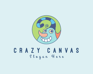 Happy Carnival Cartoon logo design