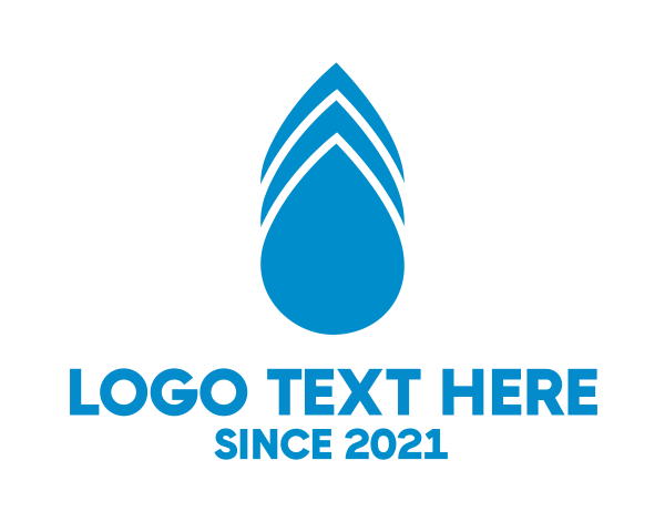 Drop logo example 1