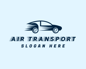 Fast Blue Car logo design