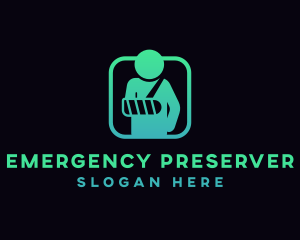 Human Injury Care logo design