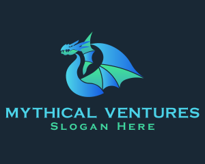 Mythical Dragon Beast logo design