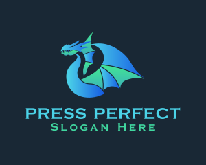 Mythical Dragon Beast logo design