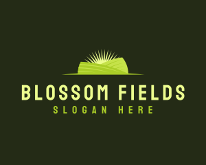 Grass Landscape Field logo design