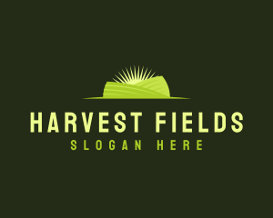 Grass Landscape Field logo design