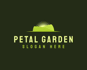 Grass Landscape Field logo design