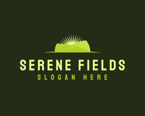 Grass Landscape Field logo design