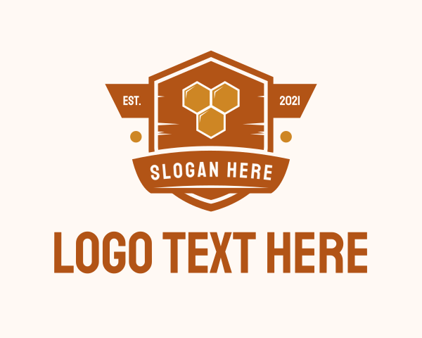 Vintage Honeycomb Badge logo