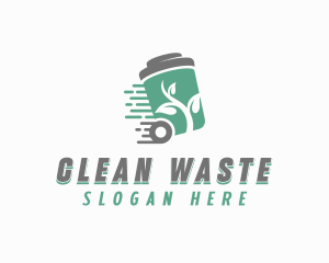 Trash Leaf Garbage Disposal logo design