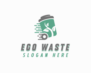 Trash Leaf Garbage Disposal logo design