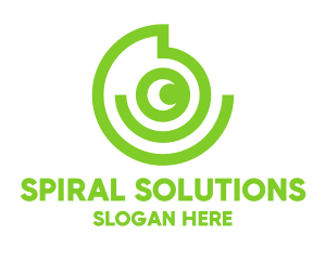 Green Chameleon Spiral logo