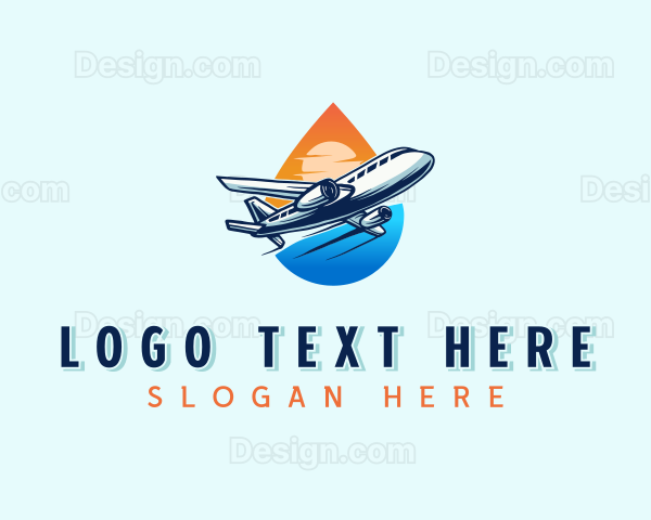 Aviation Airplane Travel Logo