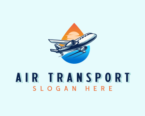 Aviation Airplane Travel logo design