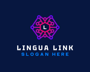 Network Link Software logo design