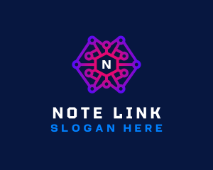 Network Link Software logo design