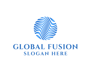 Global Advisory Wave  logo design