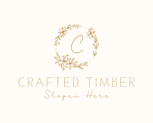 Flower Ornament Wreath Spa logo design