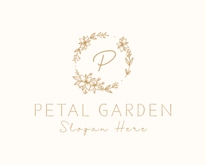 Flower Ornament Wreath Spa logo design