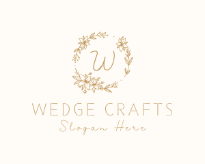 Flower Ornament Wreath Spa logo design