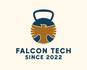 Falcon Fitness Kettlebell  logo design