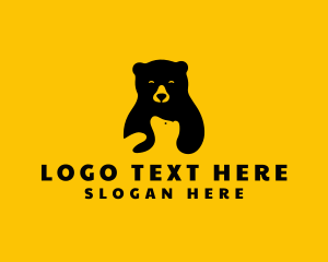 Cub - Bear Love Parenting logo design