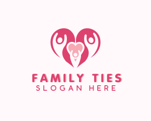 Heart People Family logo design