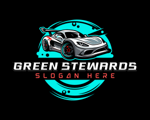 Car Automobile Racing logo design