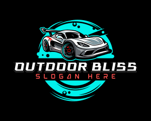 Car Automobile Racing logo design