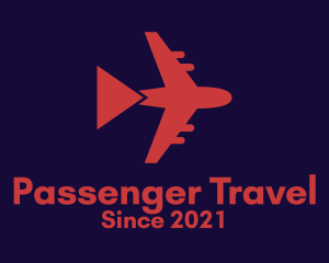 Airplane Travel Tour  logo design