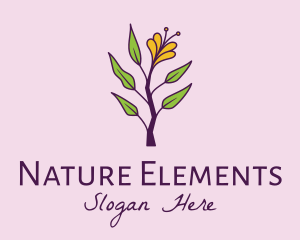 Nature Flower Plant  logo design