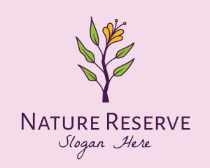 Nature Flower Plant  logo design