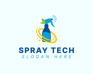 Natural Spray Cleaner logo design