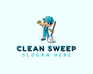 Janitor Chores Cleaning logo