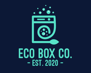 Eco Washing Machine logo design