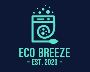 Eco Washing Machine logo design