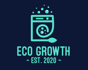 Eco Washing Machine logo design