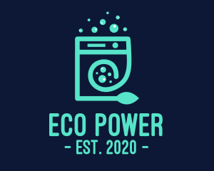 Eco Washing Machine logo design