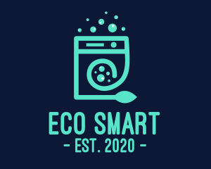 Eco Washing Machine logo design