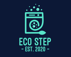 Eco Washing Machine logo design