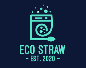 Eco Washing Machine logo design