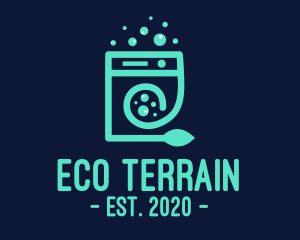 Eco Washing Machine logo design